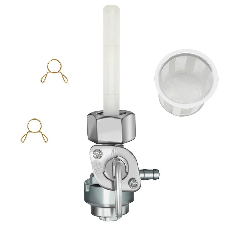 Sofo Generator Female Fuel Petcock Shut Off Valve M16x1.5mm with Fuel Strainer for Predator 4000 6500 8750 9000 for Honda EB5000 EB6500 EG4000 for Generac GP5500 GP6500 GP8000E Generator Gas Tank Switch - Image 1